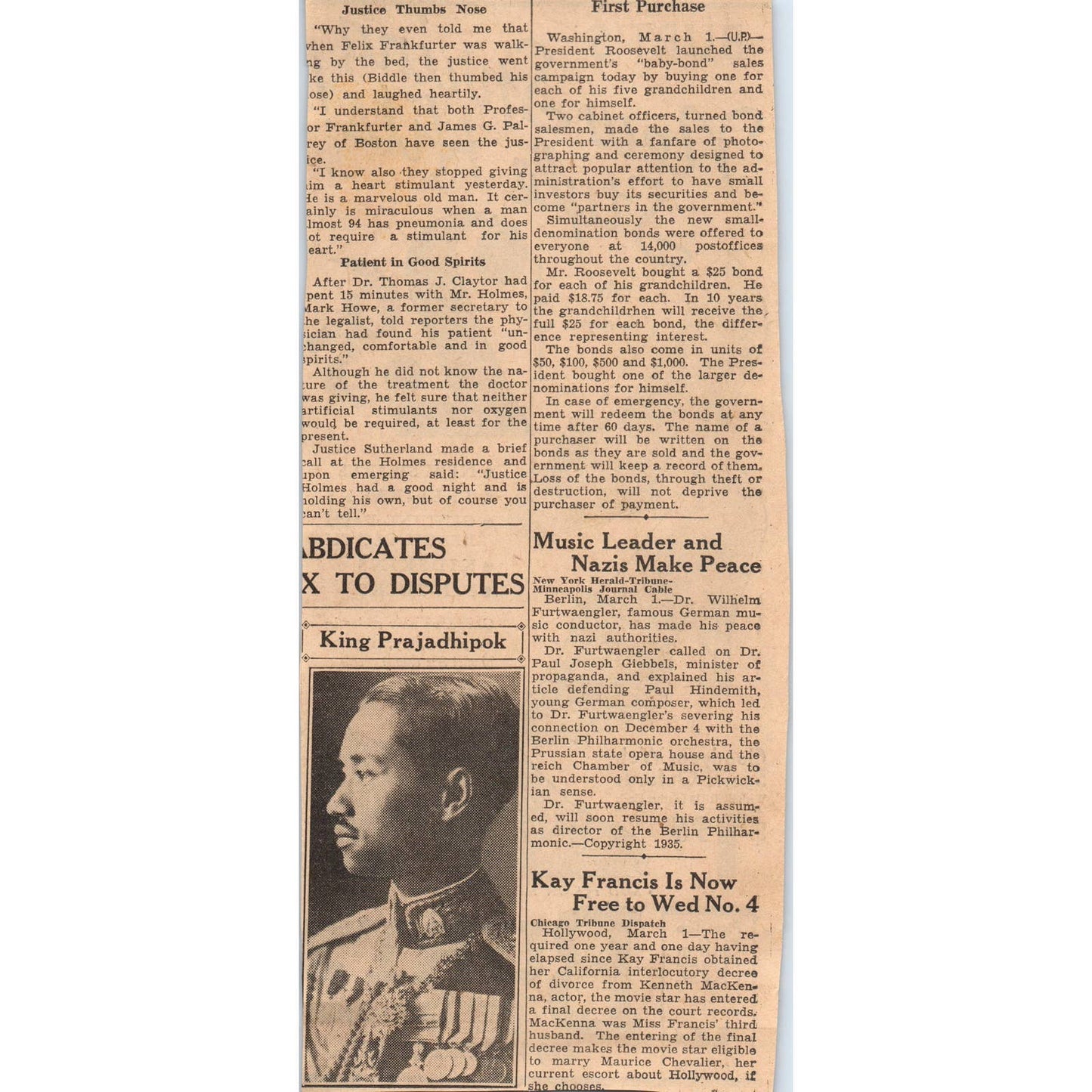 1935 Minneapolis Journal Newspaper Ad Burt's Pari-Smart Shoes Nicollet FL5-3