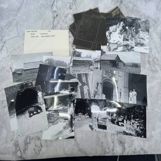 1954 Collection of Photos & Negatives NC Vacation Cades Cove Biltmore TJ9-PG3