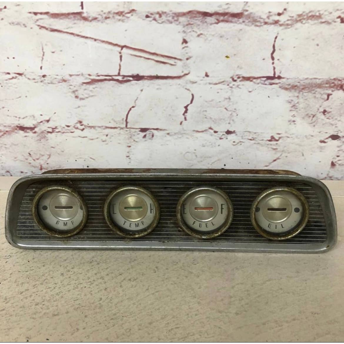1957 Studebaker Commander Dashboard Gauge Instrument Cluster Amp Temp Fuel TH8