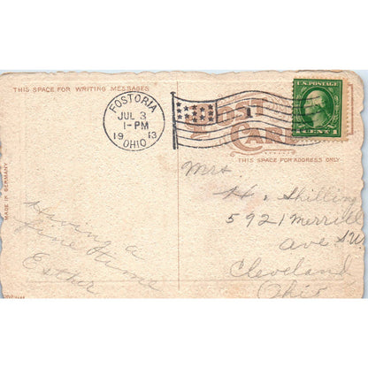 c1910 Postcard The Ohio Western Lime Co, Fostoria Ohio TD9