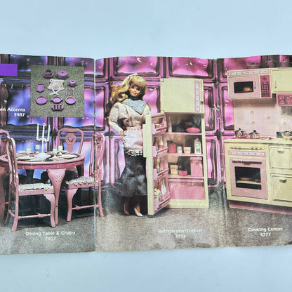 1987 Barbie Sweet Roses Furniture Collection Catalog Booklet AB2