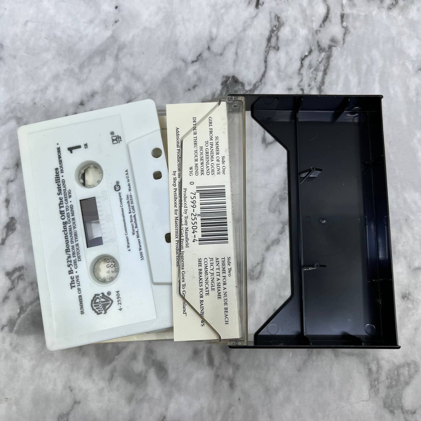 The B-52s Bouncing Off The Satellites Cassette Tape TD9-63