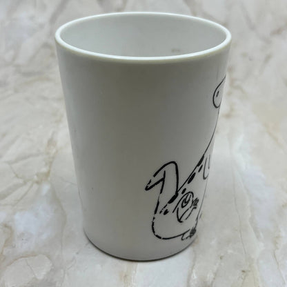 1960s Child's Cup Picturing Dino of The Flintstones Melmac Boonton Molding TI7