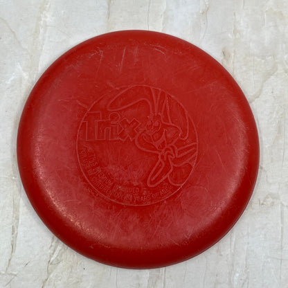 Vintage Trix Cereal Premium Red Flying Disc 3.75” TE5-S2