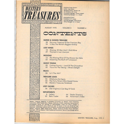 Western Treasures Magazine - Treasure Hunting Metal Detecting June 1971 M3