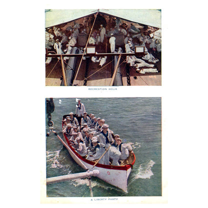 Navy Sailors Recreation Hour, Liberty Party - Original Postcard TJ8-5