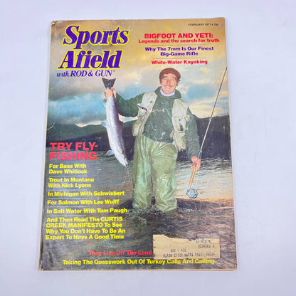 February 1977 Sports Afield w/ Rod & Gun Magazine Fly Fishing Montana Trout TE3