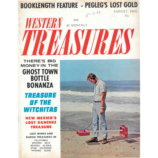 Western Treasures Magazine - Treasure Hunting Gold Metal Detecting Aug 1966 M5