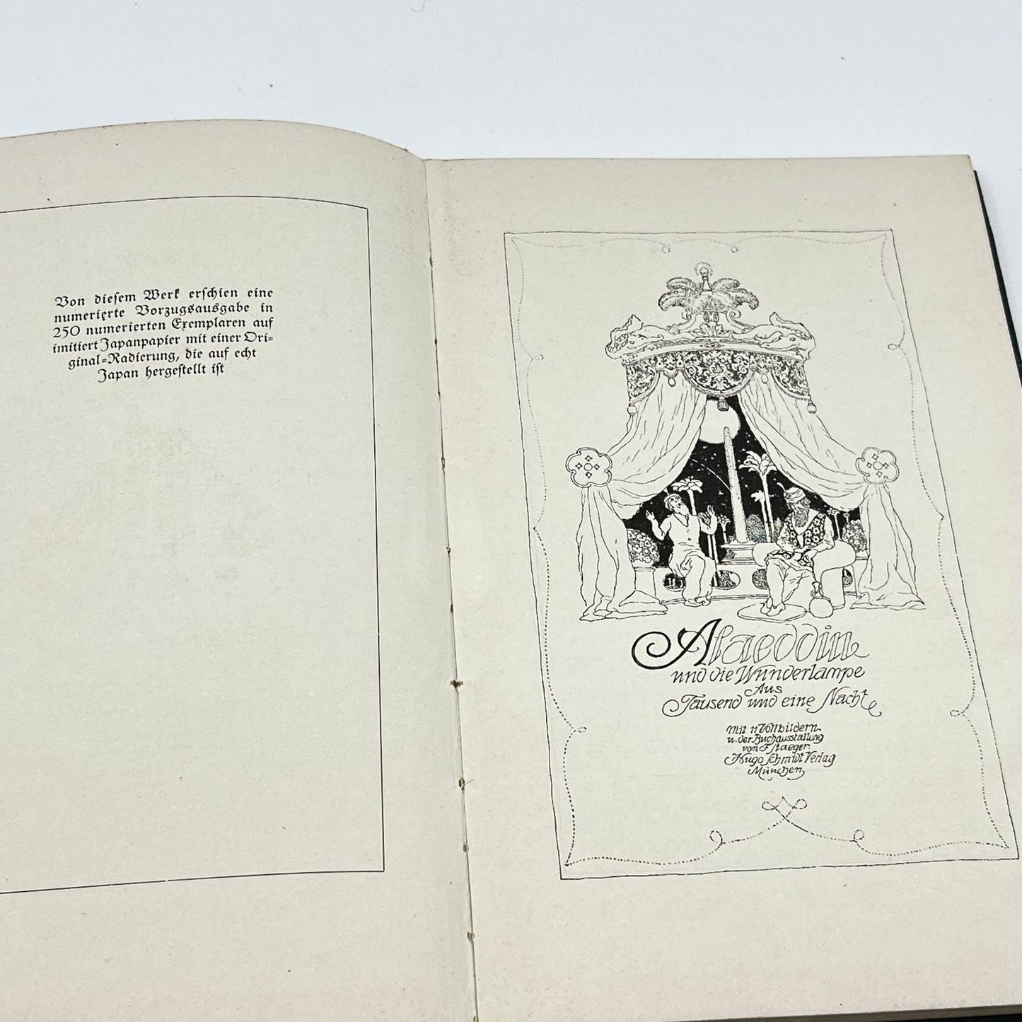 1921 German Arabian Nights Alaeddin Und Die Wunderlampe TF3