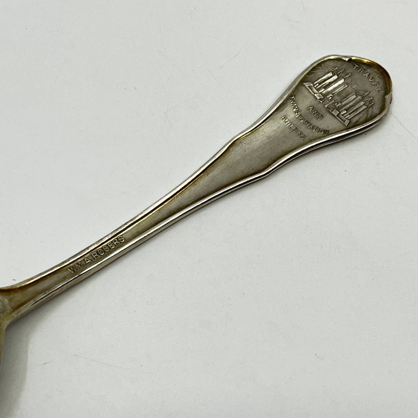 1933 Chicago World’s Fair ADMINISTATION BUILDING East View Souvenir Spoon TC6