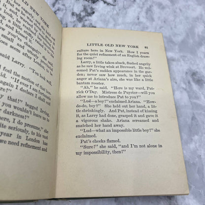 Little Old New York by Rida Johnson Young 1st Edition 1923 HC TK1