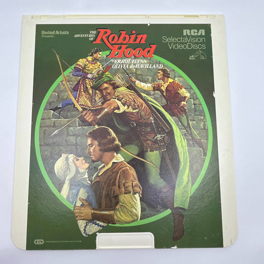 Robin Hood Errol Flynn RCA SelectaVision - CED VideoDisc TG4