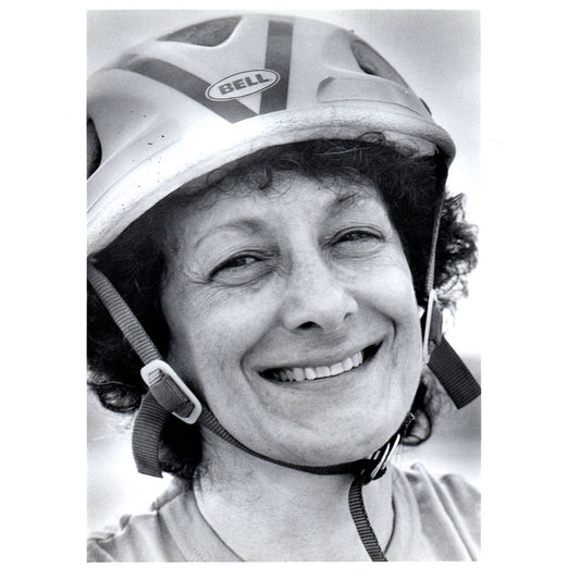 1986 Press Photo Faith Atlass Dade County Bicycling Coalition Chairwoman AD3