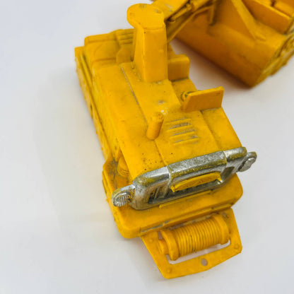 Vintage Gay Toys Inc. Plastic Yellow Construction Vehicle Excavator 14” TE1
