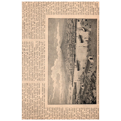 A Mission on the Boundary Between Argentina and Bolivia 6x9 Engraving 1899 AK5-18