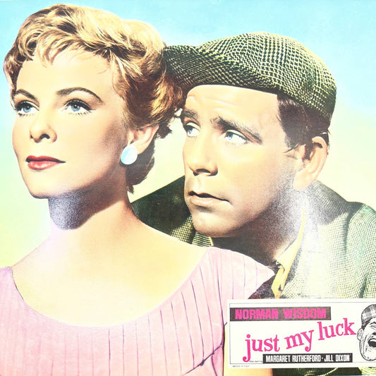 1957 Just My Luck Norman Wisdom Margaret Rutherford 11x14 Lobby Card FL4