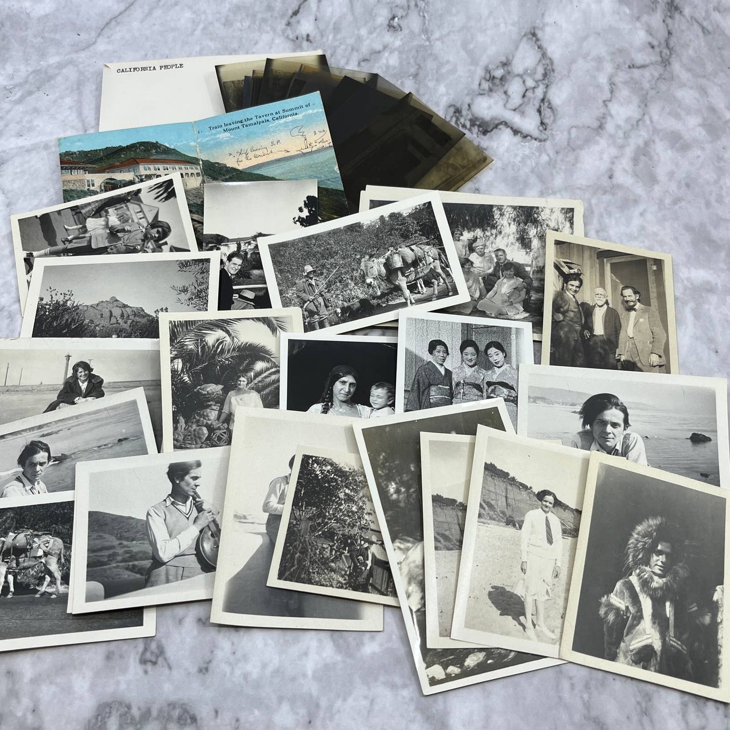 1920s Collection of Photos & Negatives of The People of California TJ8
