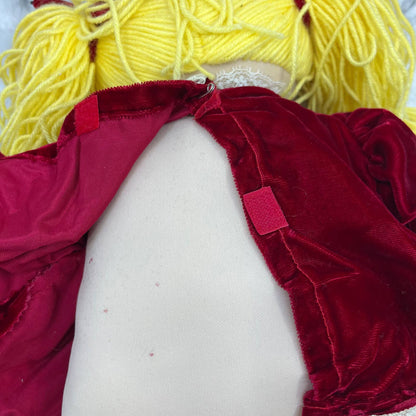 1986 Cabbage Patch Kid Rare Head Mold #9 Lemon Loops Blonde Blue Eyes