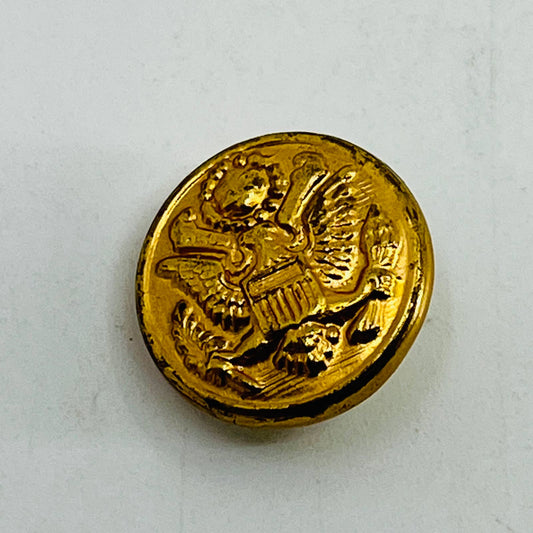 Vintage WWII US Army Brass Uniform Cuff Button SB5-23