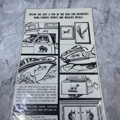 1979 NEW NOS Decorcal Sports & Wildlife Decal W-24 Fox FL5
