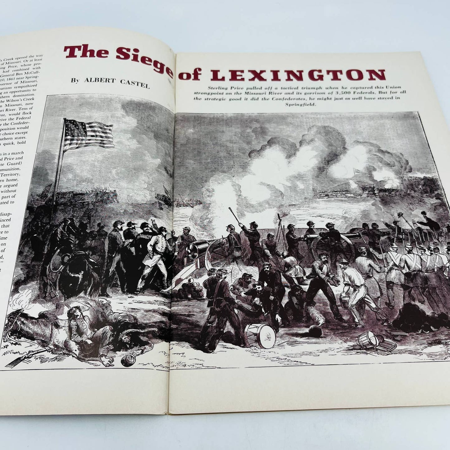 Vintage Civil War Times Illustrated August 1969 The Siege of Lexington