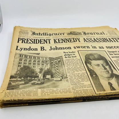 1968 RFK Robert F. Kennedy Assassination Lot of 2 Newspapers Harrisburg PA BA1