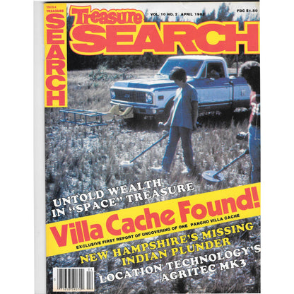 Treasure Search Magazine 1982 April Metal Detecting Gold Diamonds M2