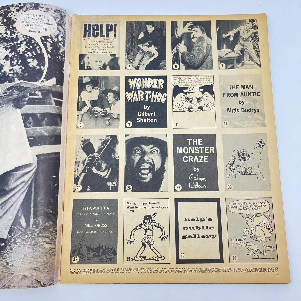 Help Net Magazine Help! Magazine March 1965 Harvey Kurtzman Humor Magazine TE9 – Everyday ...