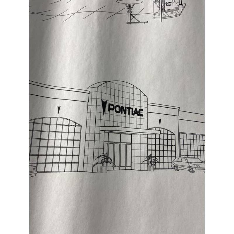 Vintage Set of Plans Blueprints for the Story Auto Mall in Lansing Michigan  RU1