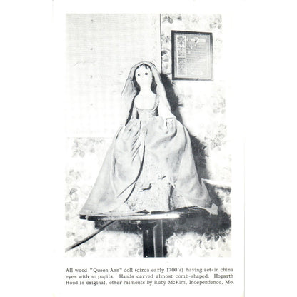 Wax Portrait Doll - Maretta's Doll & Toy Museum Bergen NY Original Postcard PB8