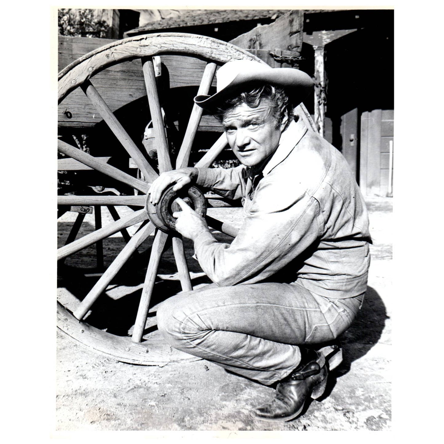 c1960 Press Photo Brian Keith The Westerner TV Series TJ7-2