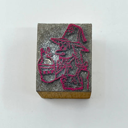 Nile Shriners Mountlake WA Figural Hooch Bottle Stamp Typeset Print Block SC7-44