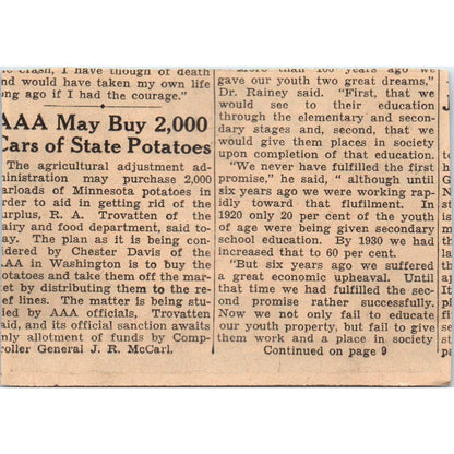 1935 Mpls Journal Newspaper Ad Pittsburgh Coal Co Kopper's Twin City Coke FL5-6