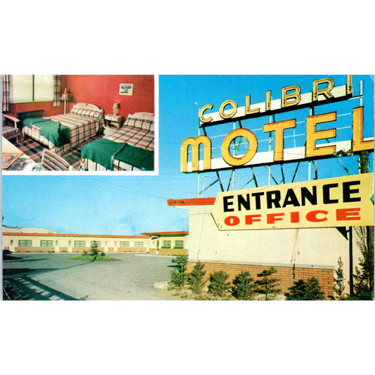 Motel Colibri Montreal Canada - Original Postcard TJ7-RP2