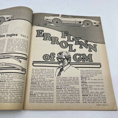 1980 Jan Keepin' Track of Vettes Corvette Magazine Big Block vs. Small Block TG1