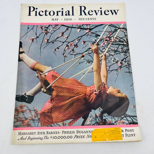 Pictorial Review Magazine May 1936 Anton Bruehl Cover Gardening Recipes BA4