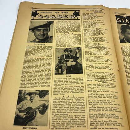 1954 Dec Cowboy Songs Magazine Webb Pierce Hank Williams Jim Early V37-3