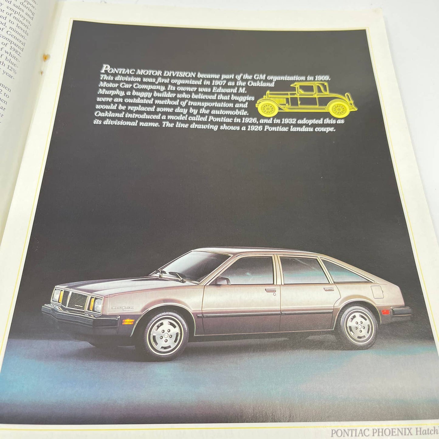 1983 General Motors Report to Shareholders Booklet Brochure TA3