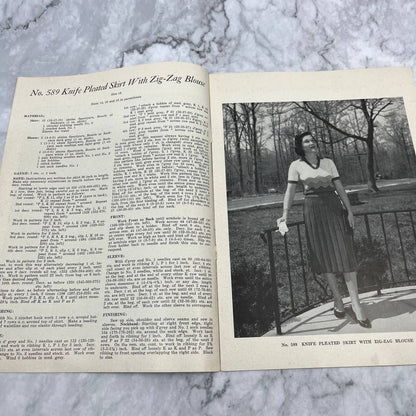 BASIC DRESS FASHIONS IN WOOL Styled by Hilde Vintage Magazine Volume # 86 TJ3