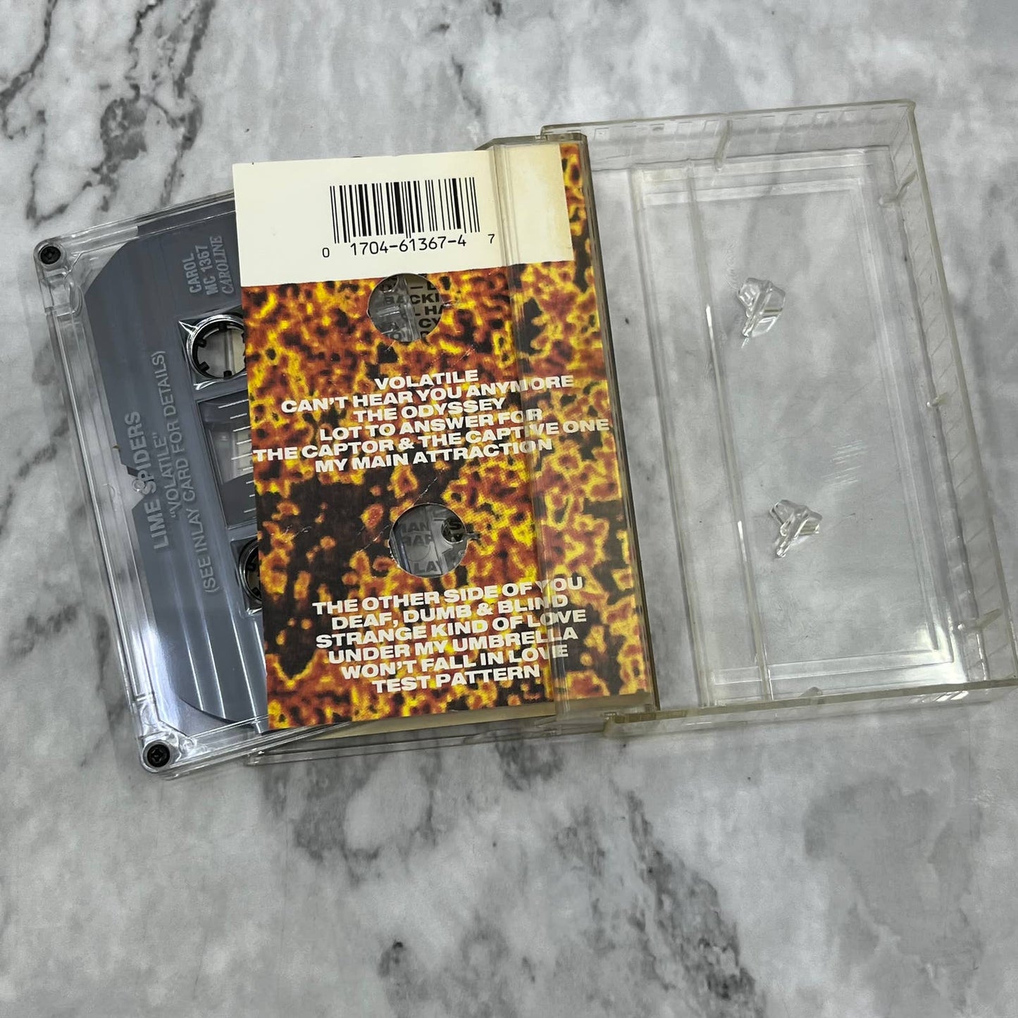 LIME SPIDERS VOLATILE RARE Cassette Tape TC7-54