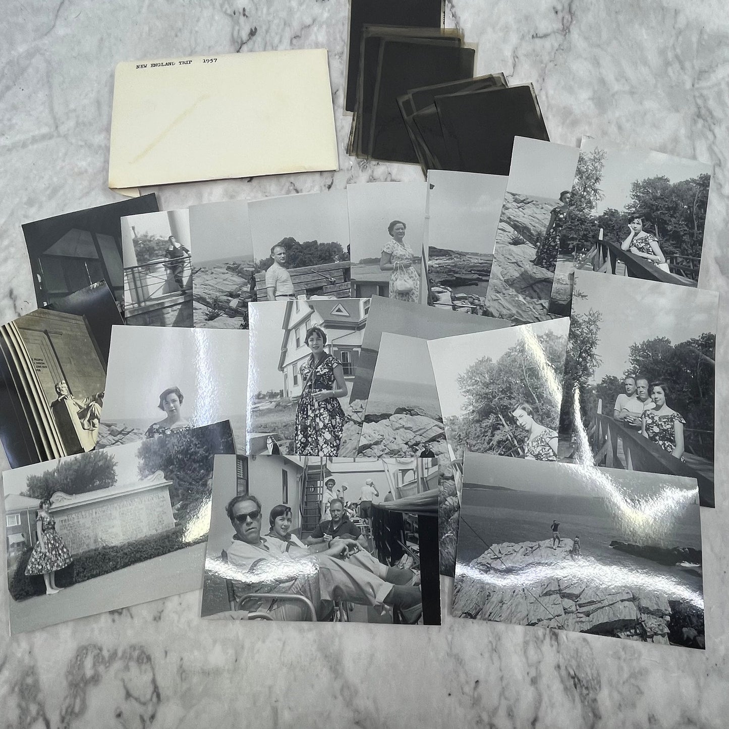 1957 Collection of Photos & Negatives New England Trip Nantucket P4-9