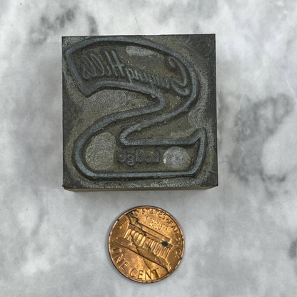 Vintage Printing Letterpress Printers Block Plate Singing Hills Lodge Logo TJ58
