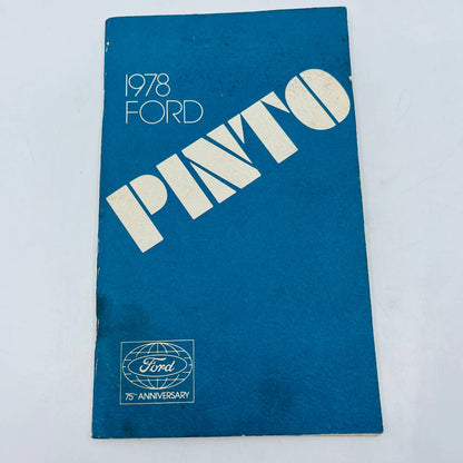 1978 78 Ford Pinto Owners Manual BA2