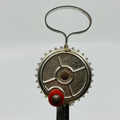Vintage Toy Betty Taplin Egg Beater USA Mixer WORKS Red Wood Handle 5.5” TB6-2