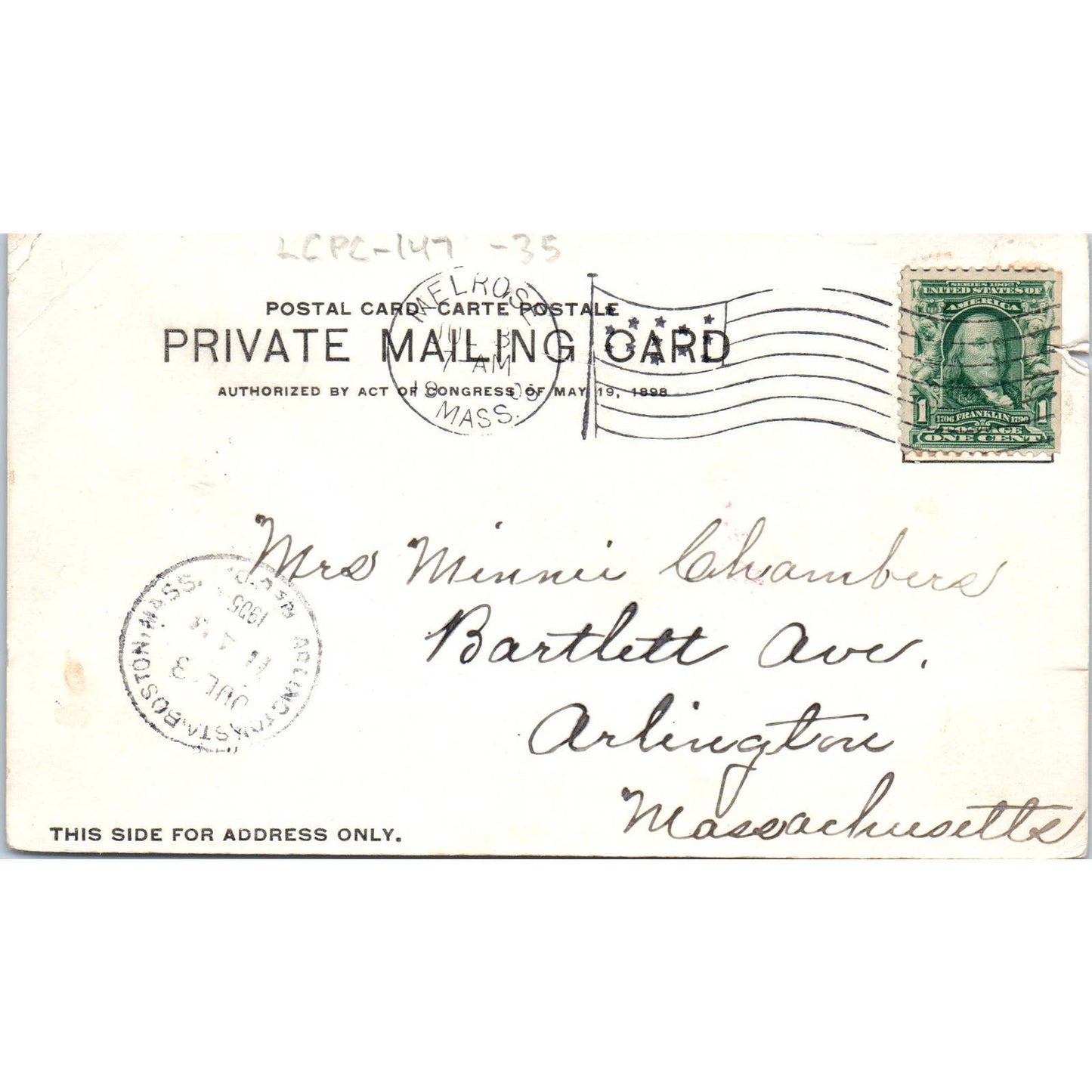 1905 The Loop Georgetown Colorado Original Postcard TK1-29