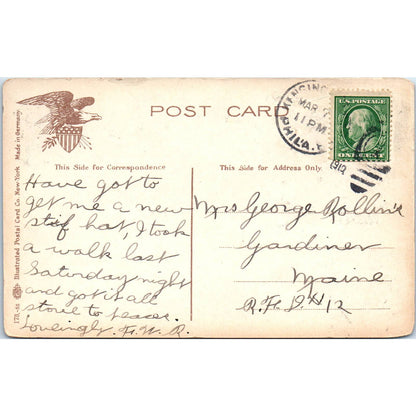 1910 Postcard Delaware Avenue in Philadelphia PA TI1-1