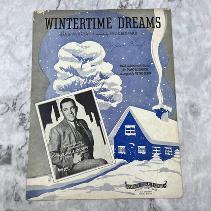 Vintage Sheet Music - Wintertime Dreams - Felix Bernard George Olsen TI1