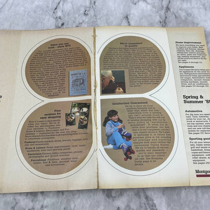 Montgomery Ward 1985 Spring & Summer Catalog Kansas City MO Original S3