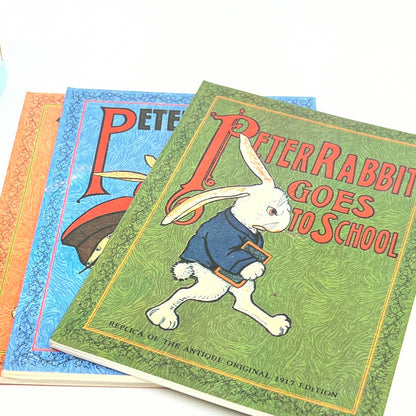 1975 Flocked Peter Rabbit Doll and Replica Book Set in Box TG1