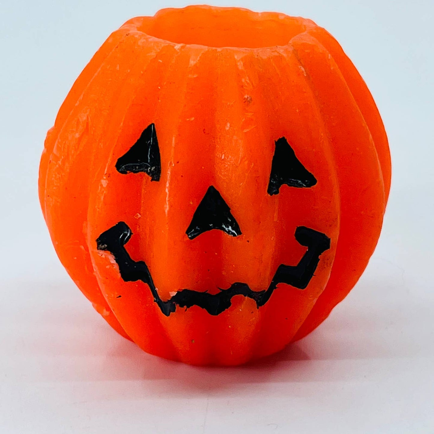Vintage Gurley Style Halloween Jack-o-Lantern Pumpkin Candle Retro 2” SB5